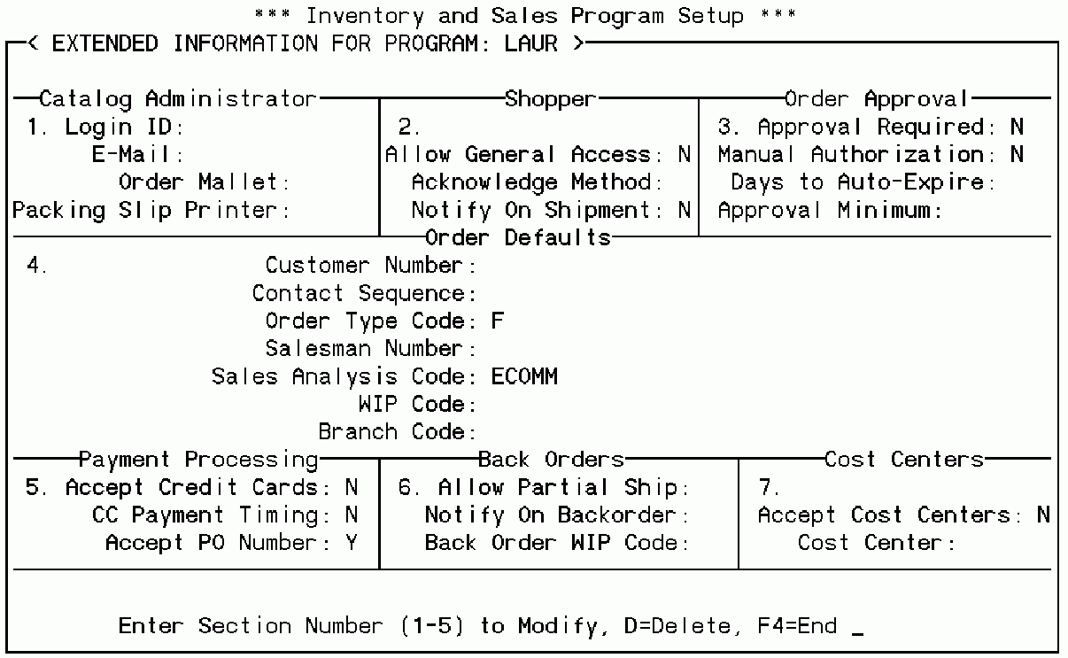 setting up the inventory14